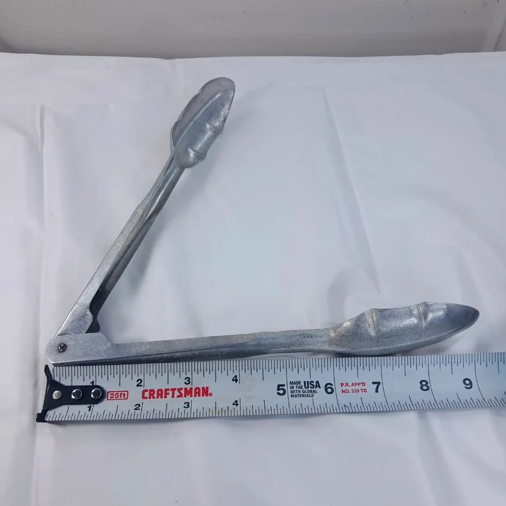 Coca-Cola Ice Tongs Aluminum Embossed Drink In Bottles St. Paul Coke 1940's‎